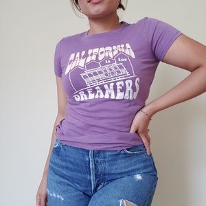 Free State purple california graphic tee